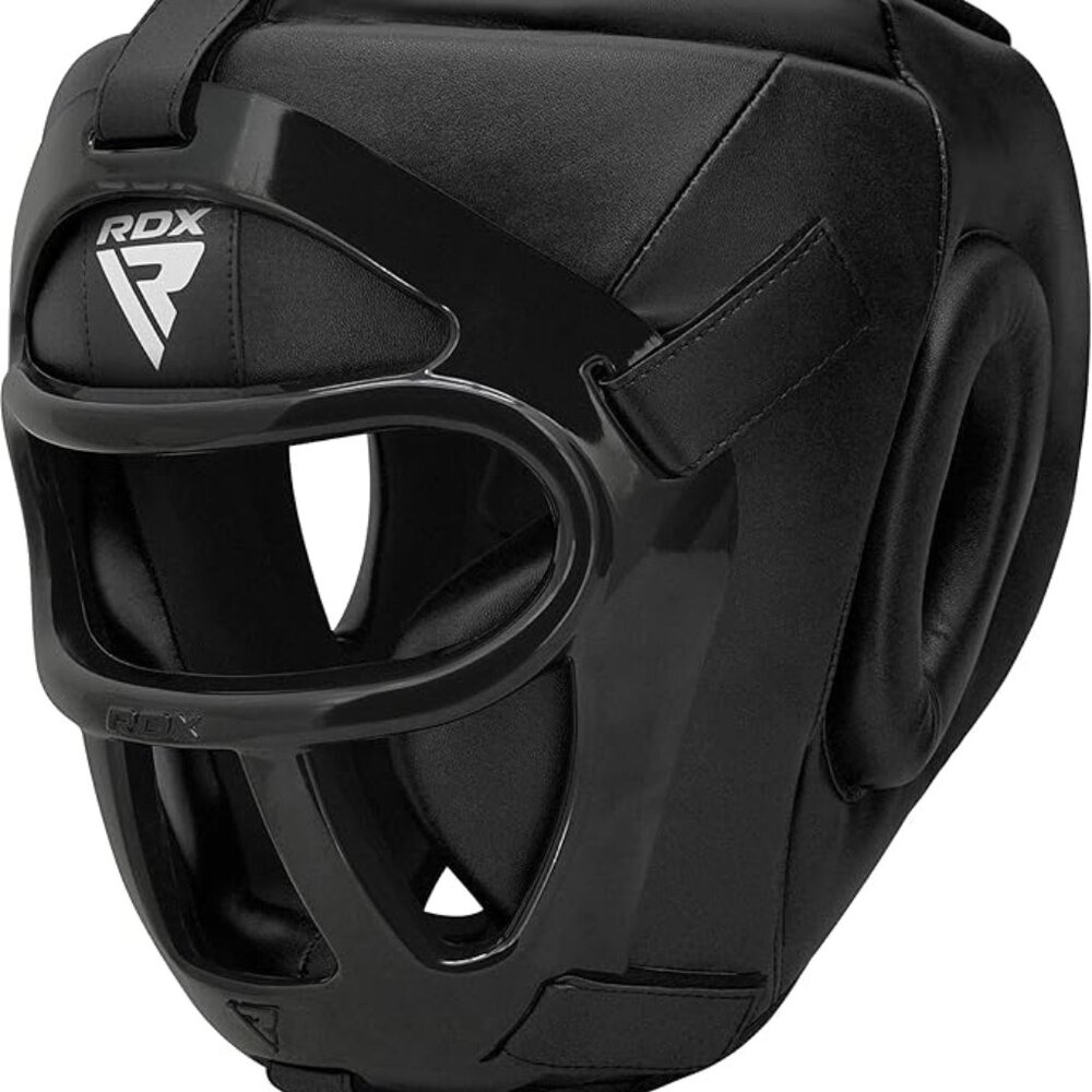 RDX Boxing Headgear MMA Muay Thai-Removable Face Grill, for Sparring- large